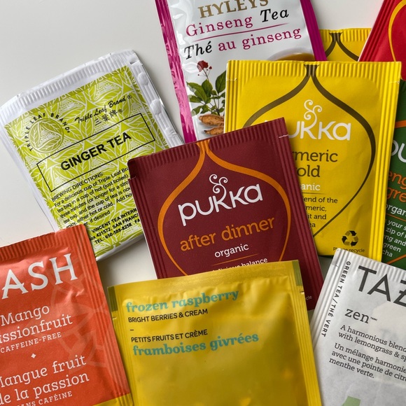 Tea Sampler Set : TAZO, STASH, Pukka, and David’s Tea - Picture 4 of 6